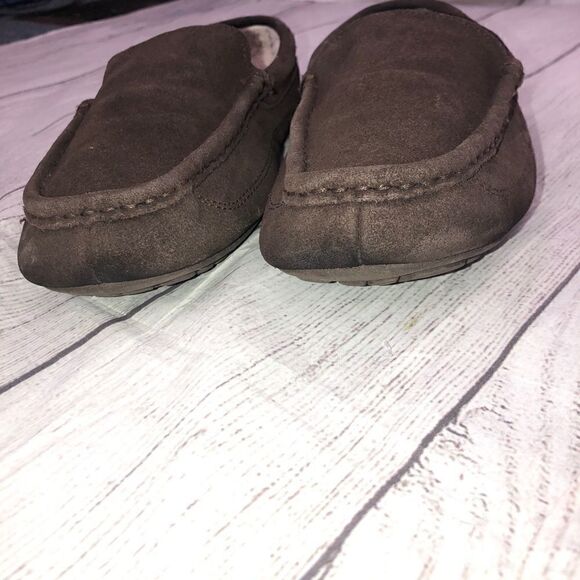 Goodfellow suede slippers dark brown size 7 - Picture 3 of 9
